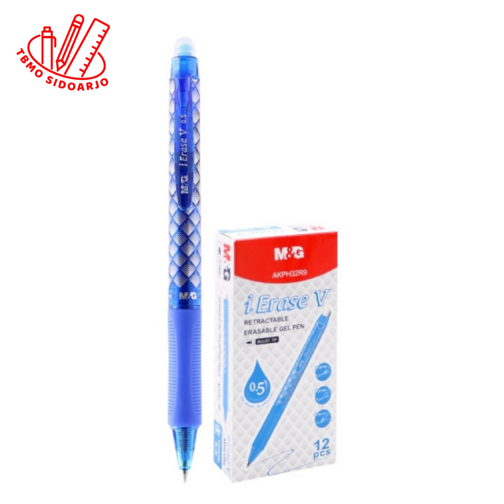 

TBMO M&G Erasable Gel Pen 0.7mm Bulpen Bisa Dihapus AKPH32R9 Per Pcs