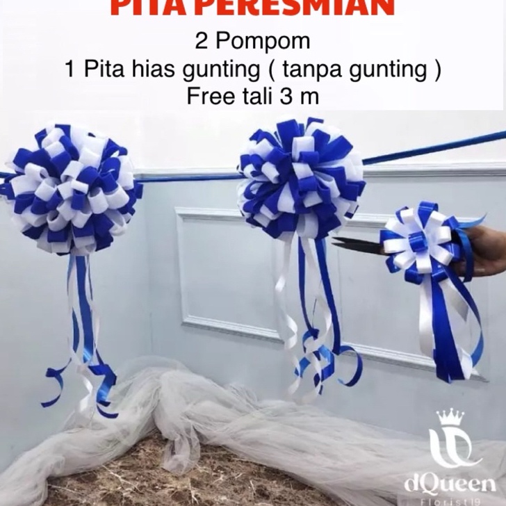 

MURAHMERIAH PITA POM POM PERESMIAN KOMBINASI 2 WARNA