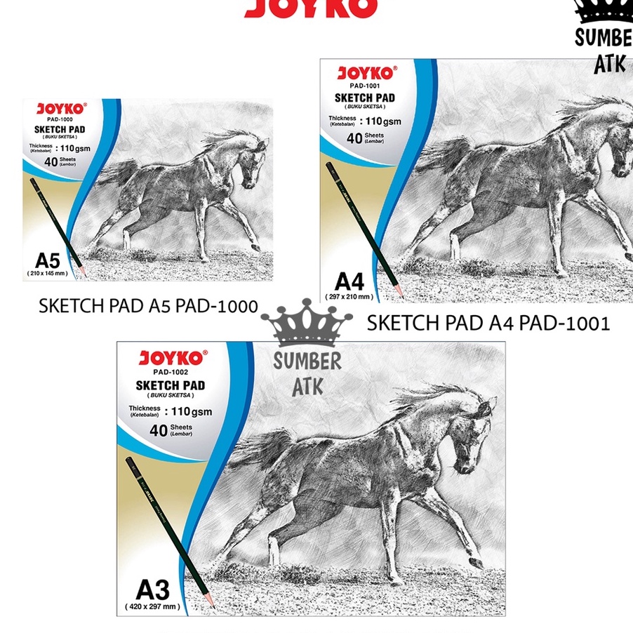 

CUCIGUDANG Sketch Pad Buku Gambar Sketsa 11 gsm 4 Sheets