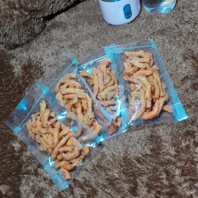 

Kripik Usus Balado snack kemasan pouch