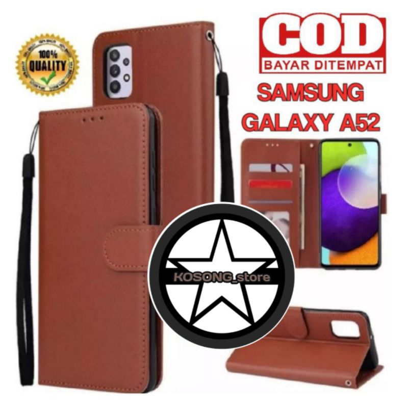 FLIP COVER SAMSUNG A52 LEATHER CASE FLIP SAMSUNG A52