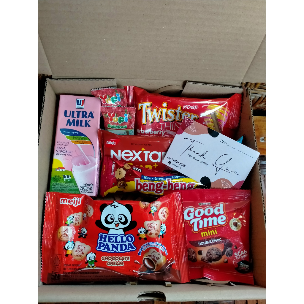 

Hampers / Hampers Snack / Kado Ulang Tahun / Hadiah Snack Cowok Cewek / Gift Ultah Pacar Wisuda