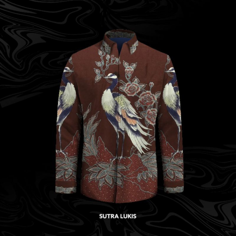 Kain Batik Tulis Sutra Lukis Exclusive