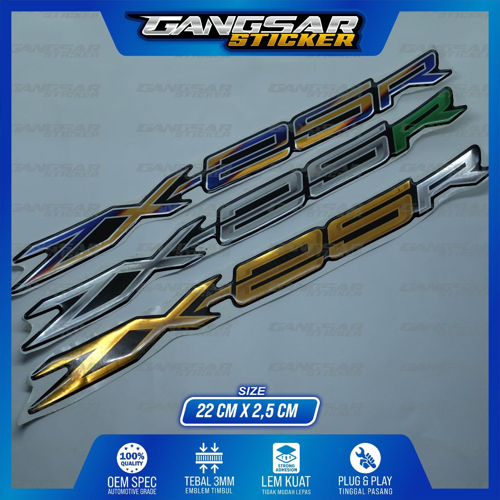 emblem timbul zx25r kawasaki / emblem logo zx25r