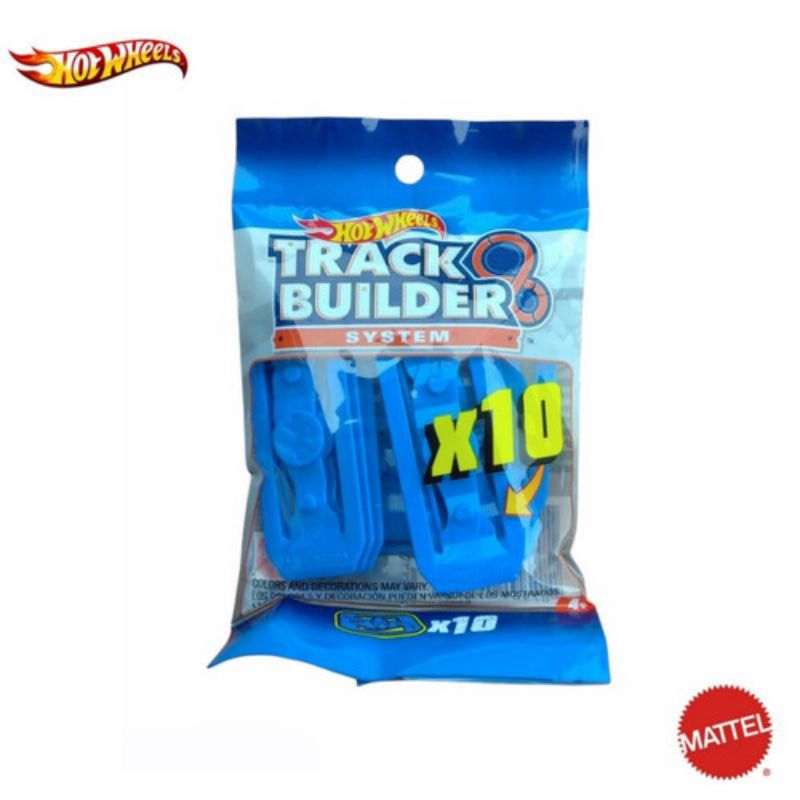 Hot Wheels Track Builder Connector Konektor Sambungan Track Hotwheels Isi 10 Pc Original
