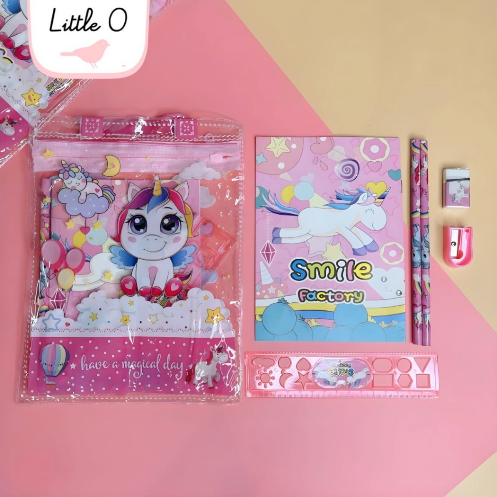 

Hemat 3 Produk UNICORN Set Alat Tulis Anak Stationery Souvenir Goodie Bag Ultah set alat tulis set stationery study set karakter