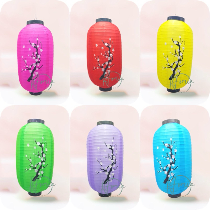 Lampion Lonjong Jepang / Lampion Capsule Jepang