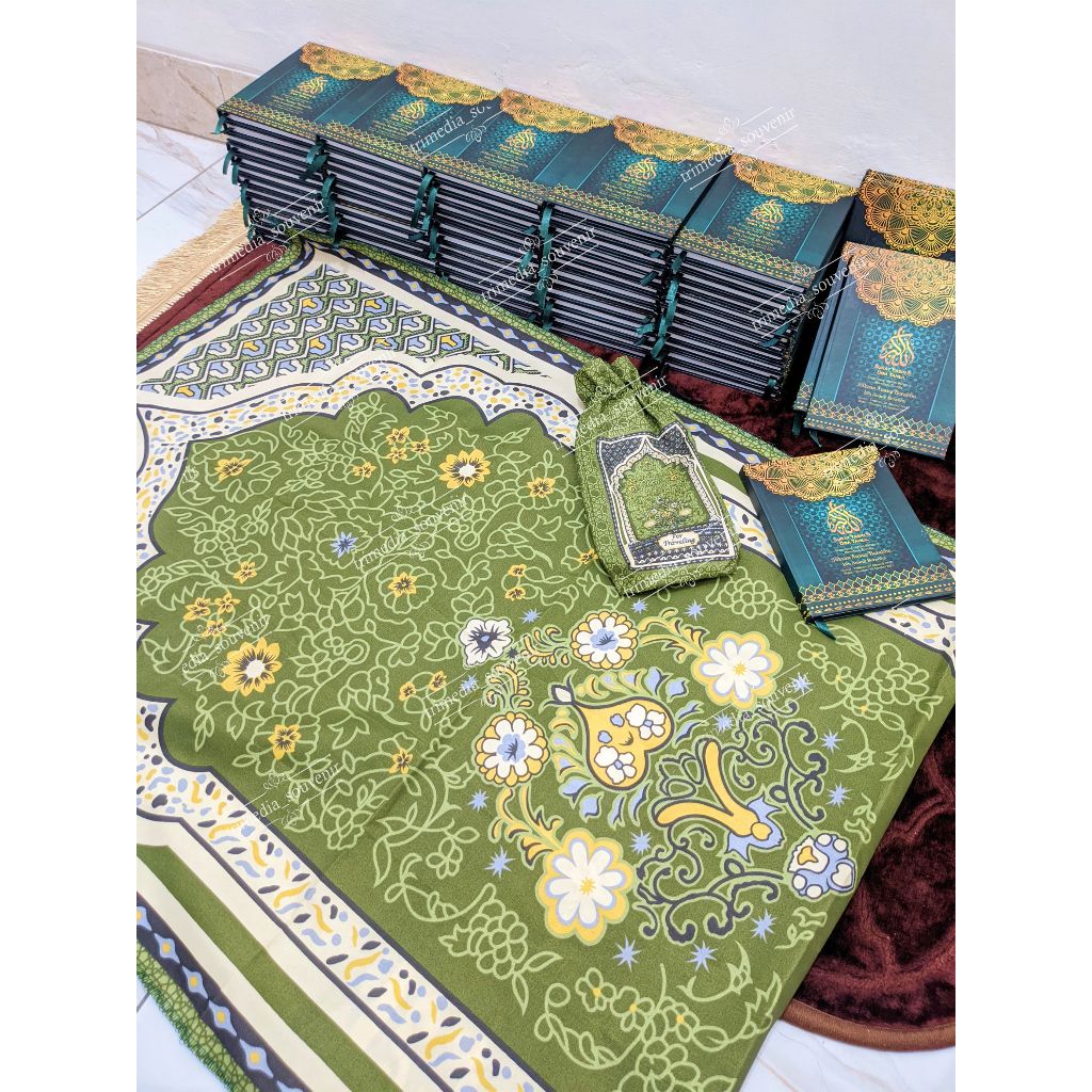 BUKU YASIN DAN TAHLIL CUSTOM HARDCOVER PAKET SAJADAH TRAVEL
