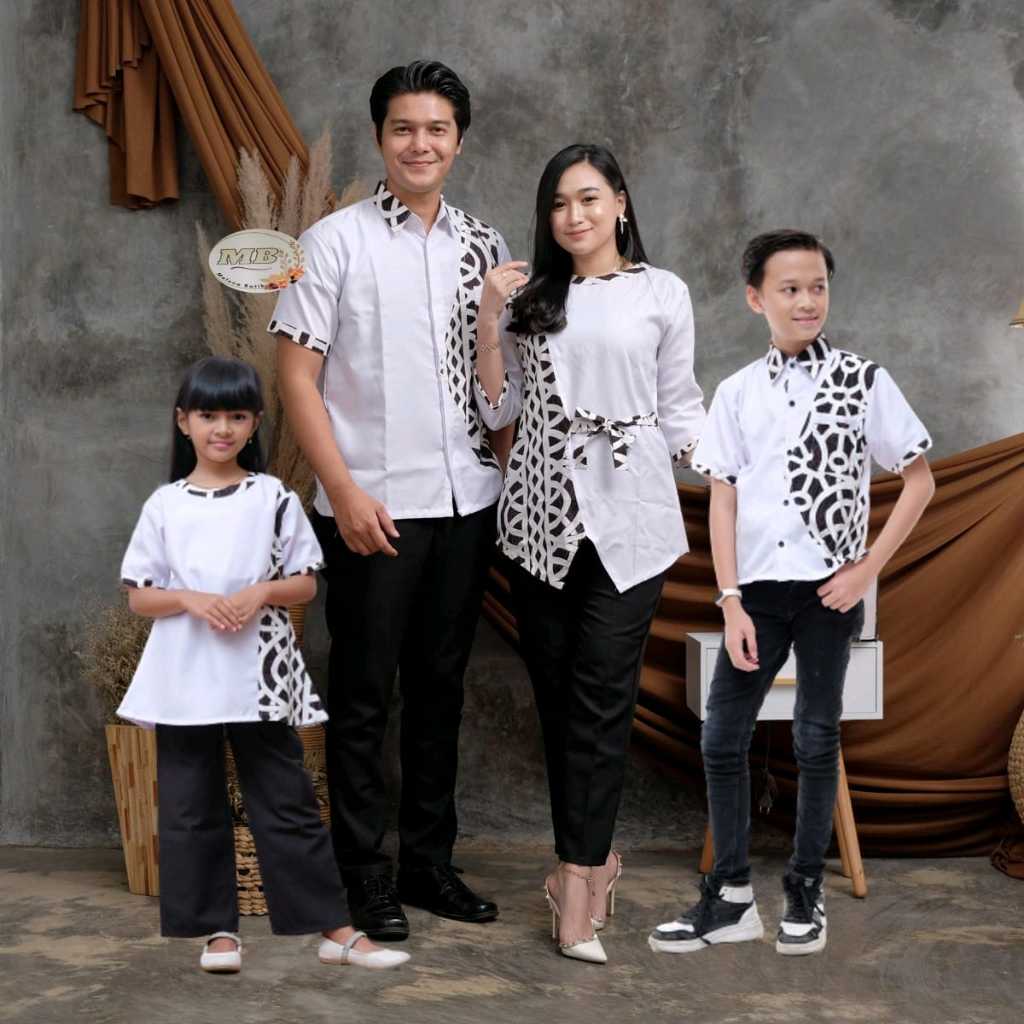 couple batik/couple blus batik/blus/kemeja/couple bluse kombinasi