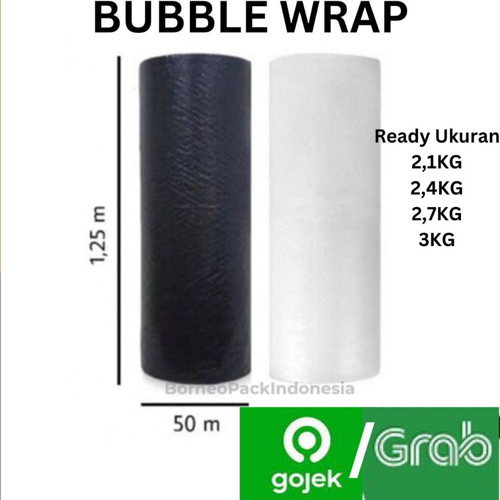 

Bubble Wrap Premium Quality Termurah / Plastik Bubble Wrap Hitam Bening Packing Online Shop Per Roll