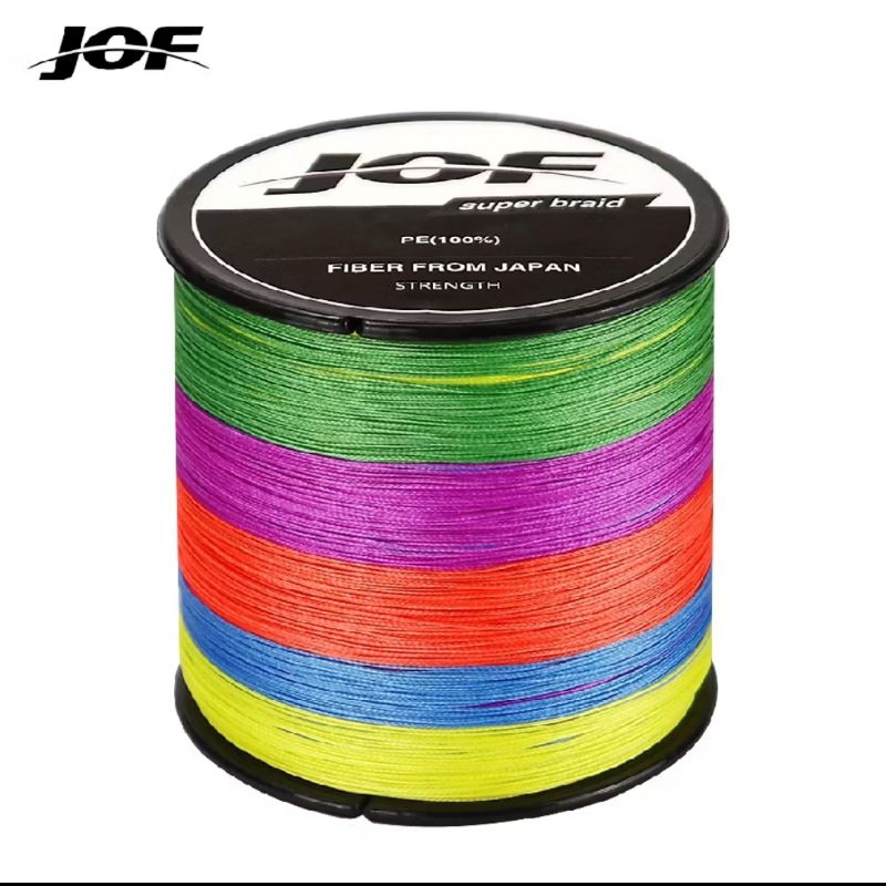 JOF X4 300M TALI PANCING PE MULTIFILAMENT JOF X4 MULTICOLOR