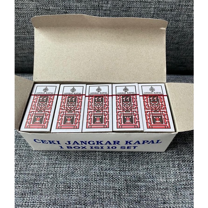 PRODUK TERBARU 1 Box isi 1 Pcs Kartu Ceki JANGKAR KAPAL Kartu Kuning bukan kapal ferry