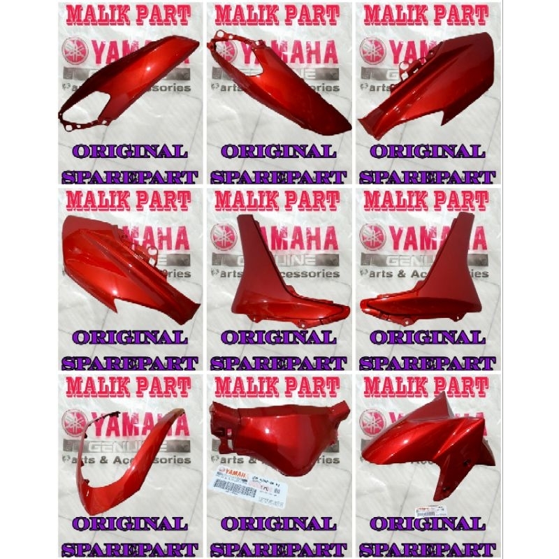 BODY HALUS NMAX OLD 2015-2019 MERAH GLOSSY ORIGINAL YAMAHA