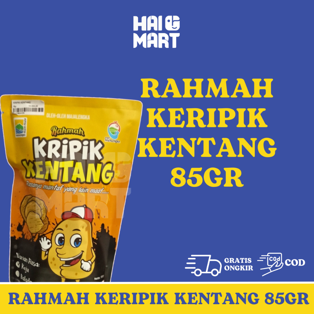 

Kripik Kentang Rahmah Majalengka 85gr