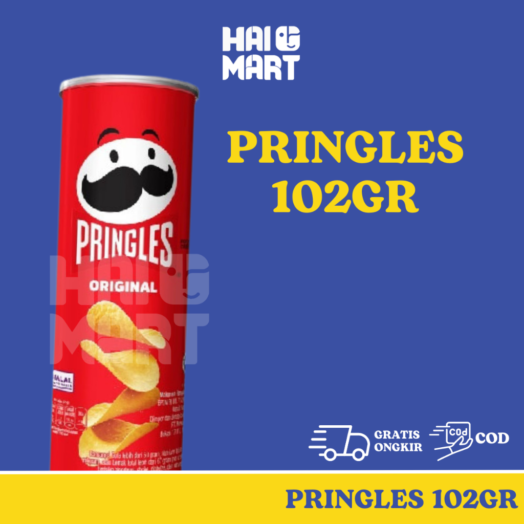 

Pringles Potato Crisps 102gr