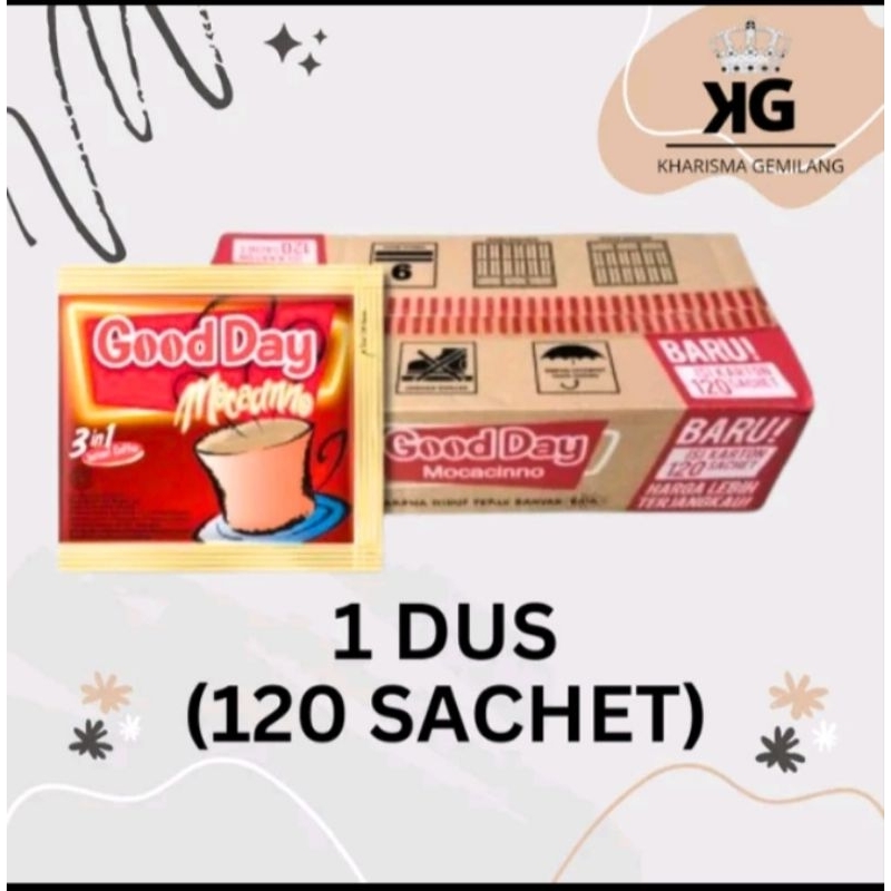 

GOOD DAY MOCACINNO (1 Dus isi 120 PCS KOPI MOCACINNO Murah