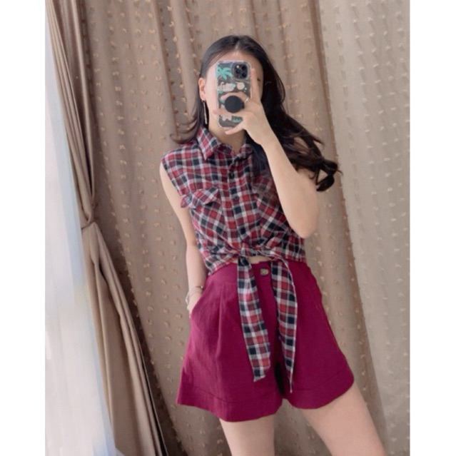 Hazel Set || Setelan Crop || Setelan Pants || Vaeesan