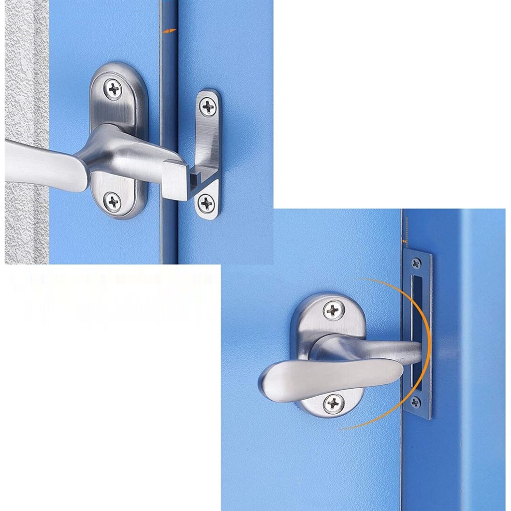 CAM WINDOW HANDLE DEKKSON CWH ZC 104 SQ MATT BLACK Kunci Handle Tarikan Jendela Kayu Rambuncis Kayu 