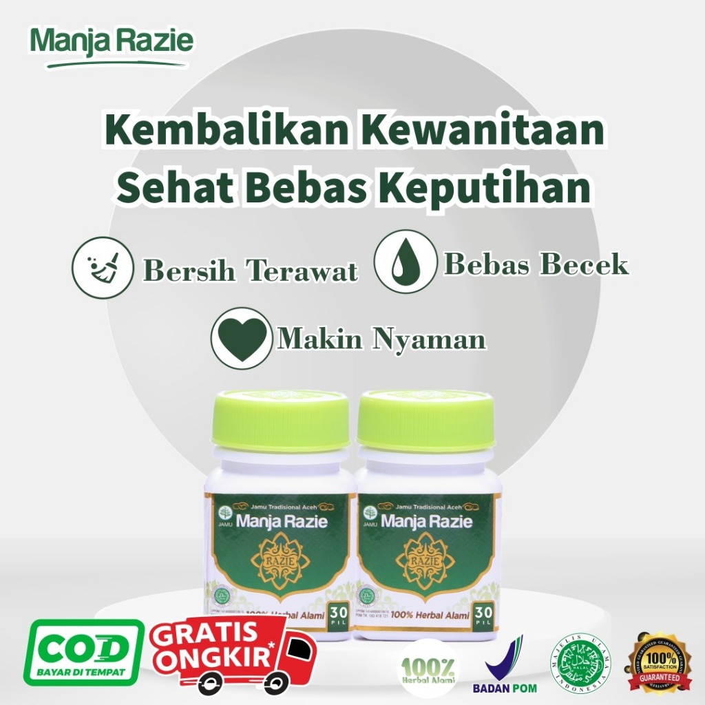 ManjaRazie | Obat Keputihan Paling Ampuh | Ramuan Aceh sejak 1927 | Herbal Keputihan Rekonmendasi | 