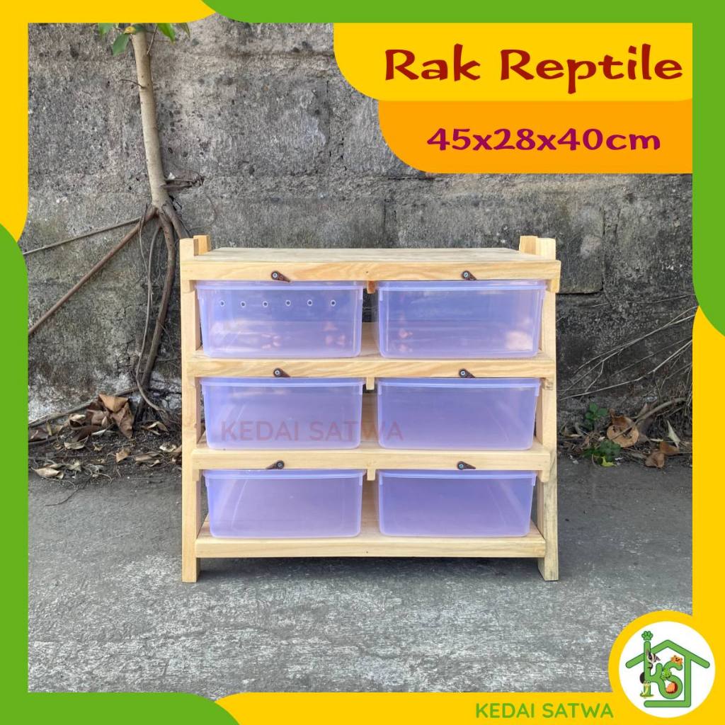 Rak Reptile Kandang Reptil Ular Scorpion Kandang Reptil Kedai Satwa