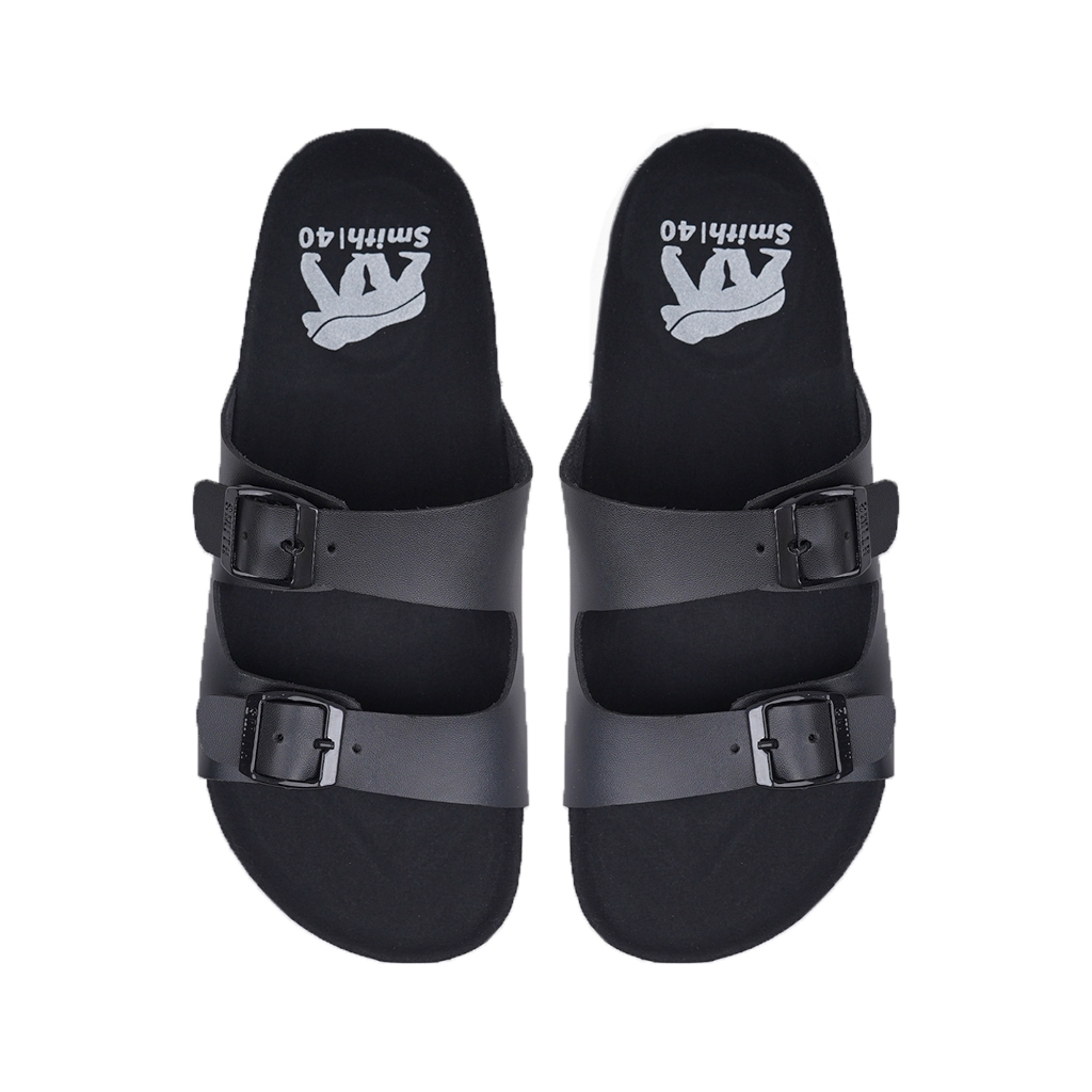House of Smith BDG Sendal Slide Pria - Sanbrik Black #3