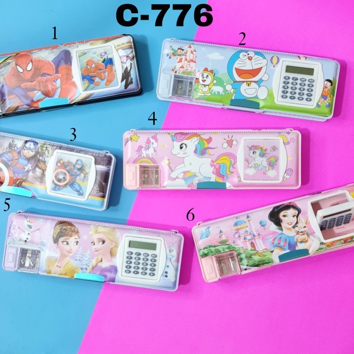 

Kotak Pensil Magnet Rautan & Kalkulator JC776 PBII-A