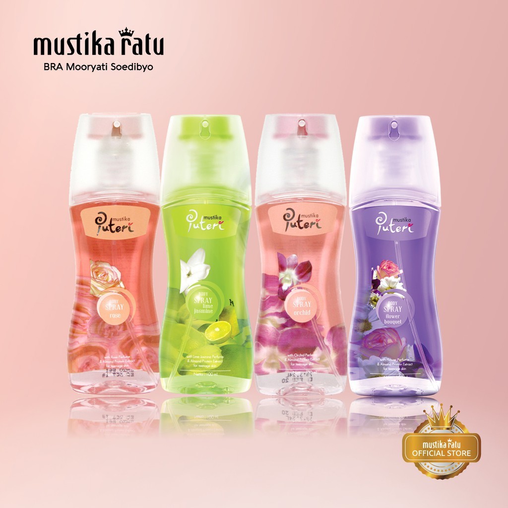 1PC MUSTIKA PUTRI BODY SPRAY 100 ML @MJ