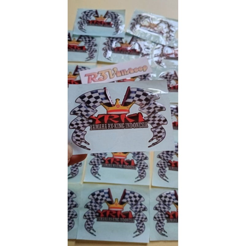 Stiker Emblem YRKI ukuran 7 x 5 cm