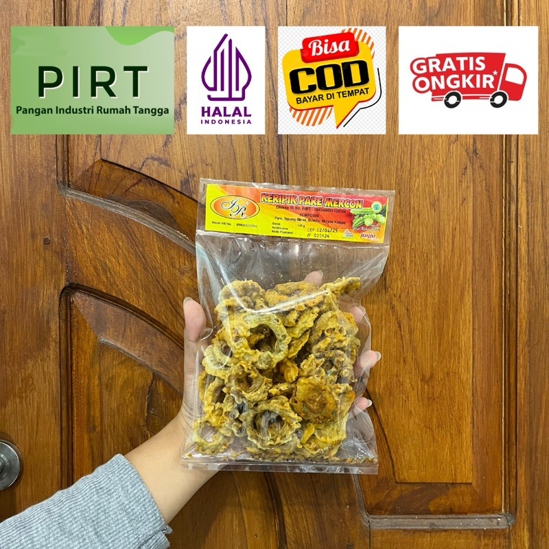 

Keripik Pare Mercon Gluten Free PIRT & HALAL Tanpa Tepung Terigu