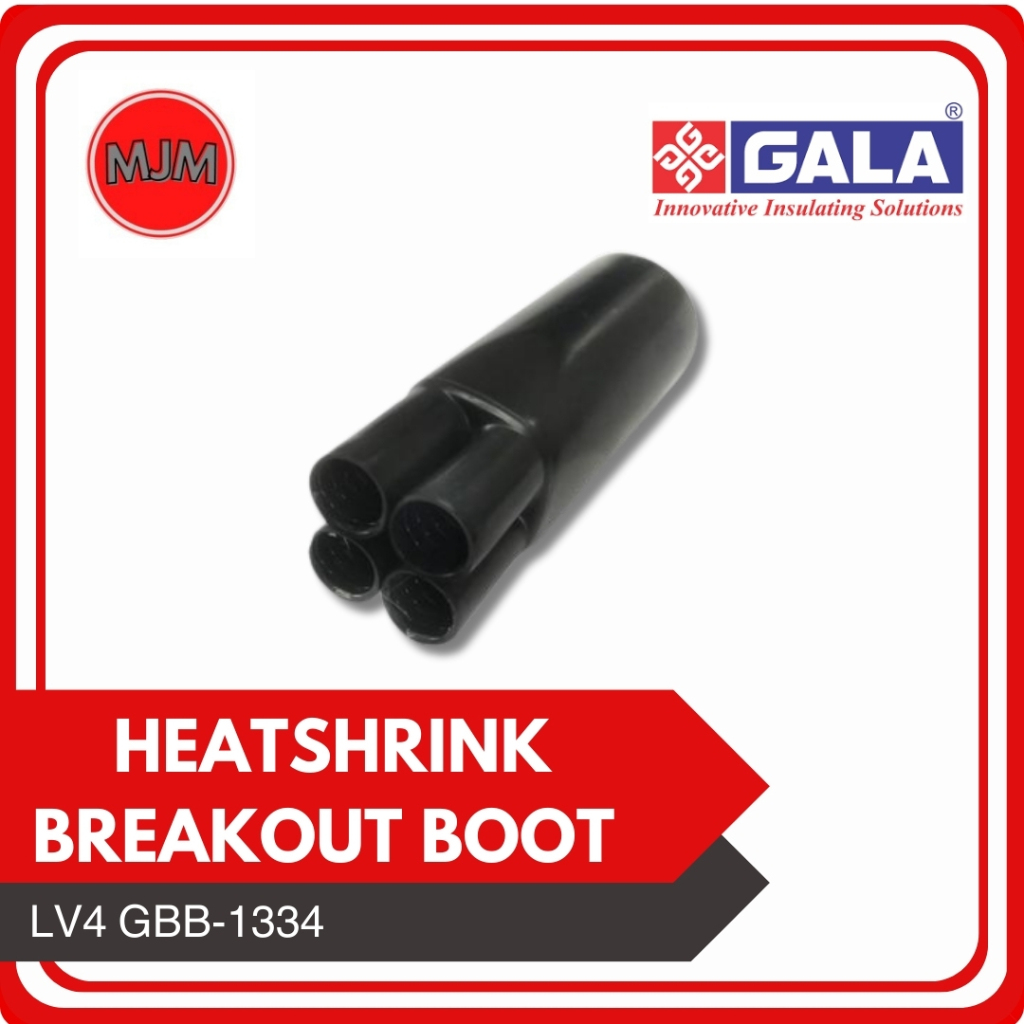 Heatshrink Breakout Boot Celana Kabel LV4GBB-1334 Untuk Kabel 4x120 - 4X300