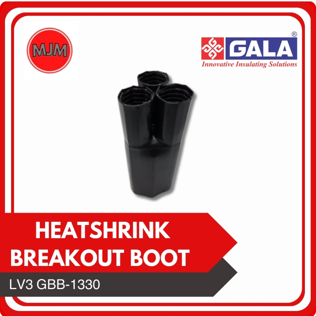 Heatshrink Breakout Boot Celana Kabel LV3GBB-1330 Untuk Kabel 3x95 - 3x185