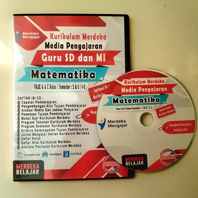 Perangkat Ajar Matematika Kelas 2 dan 5 Kurikulum Merdeka
