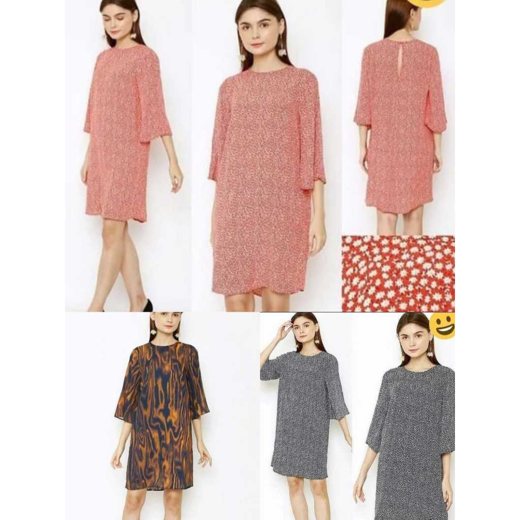 DRESS DEWASA 100RB/3PCS | HM013 Dress H&M Daisy Red, HM013 Dress H&M Playwood, HM013 Dress H&M Daisy