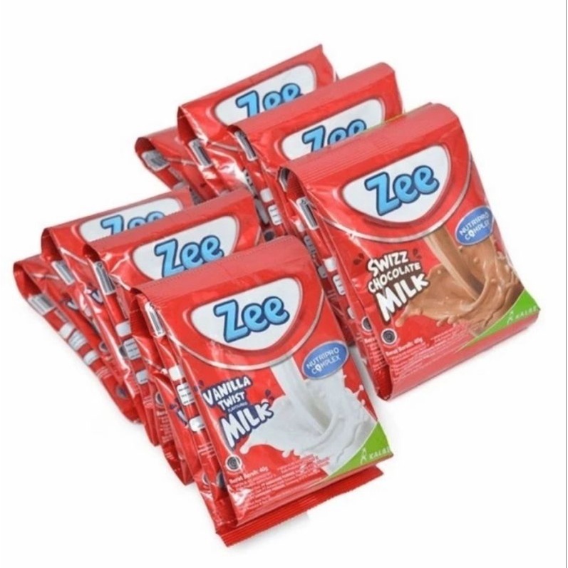 

SUSU ZEE VANILLA TWIST SWISS COKLAT 38 GR Renceng(10 sachet) / SUSU ZEE SACHET