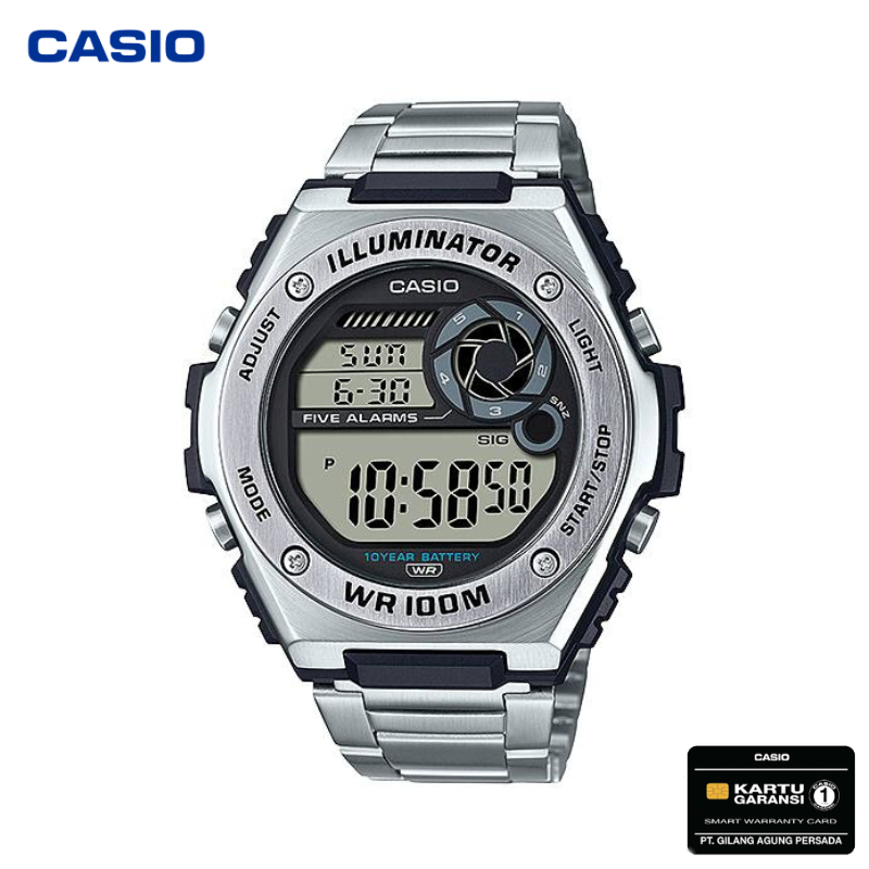 JAM TANGAN CASIO PRIA CASIO MWD-100HD-1A / MWD100HD CASIO ORIGINAL