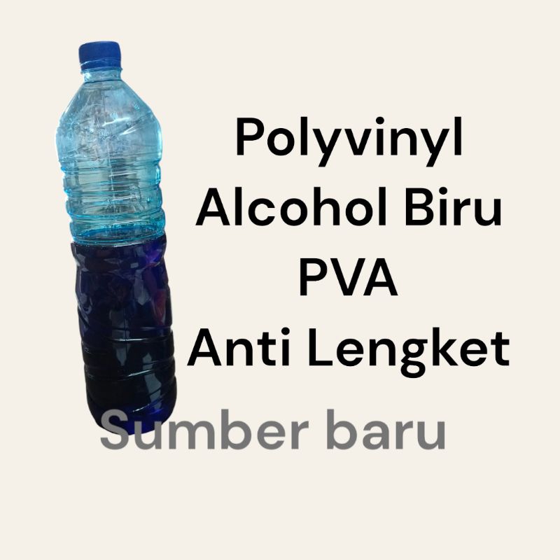 PVA biru blue polyvinyl alcohol anti lengket resin