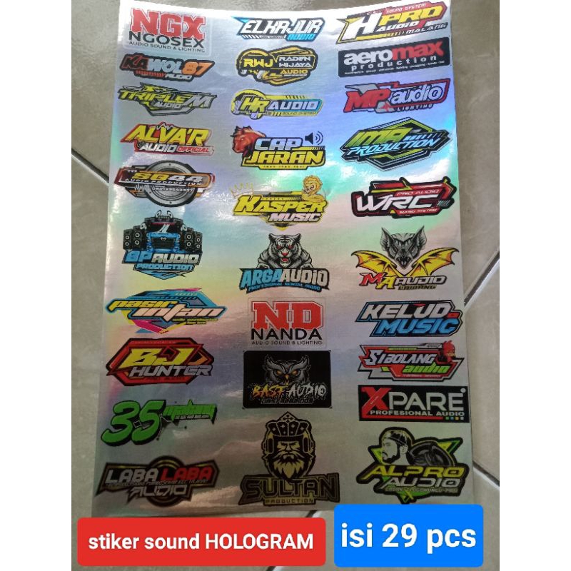 

STIKER AUDIO | STIKER SOUND SYSTEM | STIKER SOUND | STIKER HOLOGRAM | STIKER PACK | STIKER 1 LEMBAR