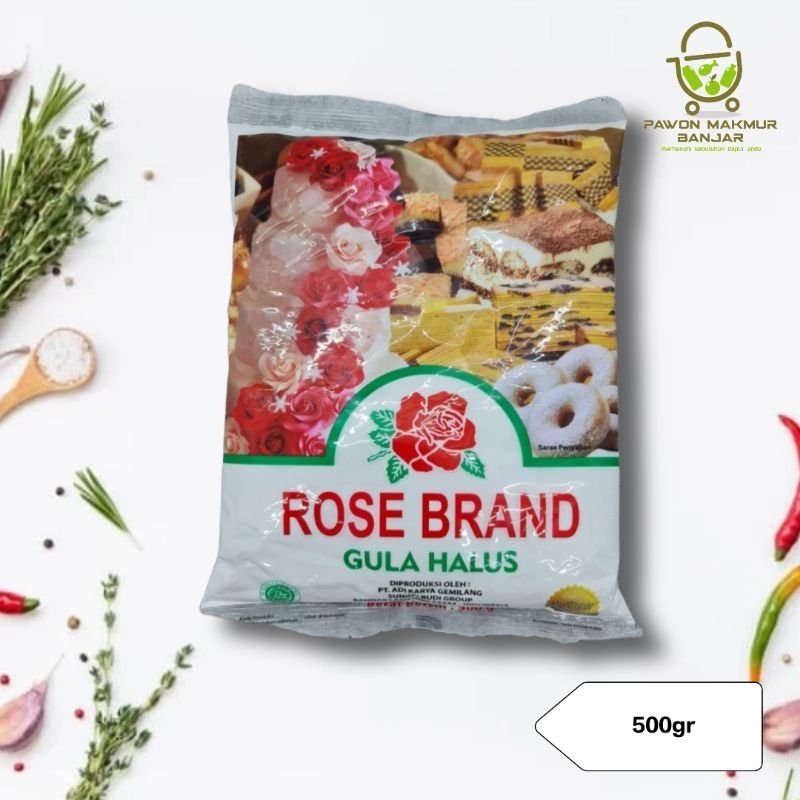 

GULA HALUS ROSE BRAND KEMASAN 500gr