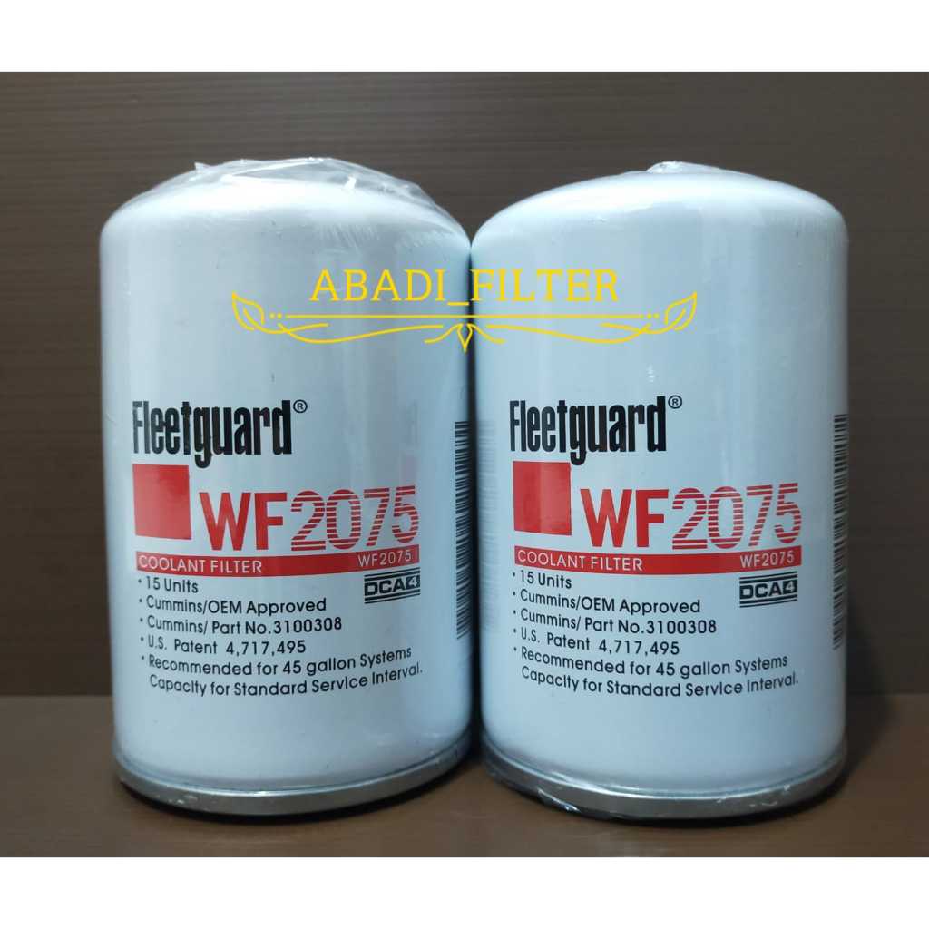 Coolant Filter FLEETGUARD WF2075 / WF 2075