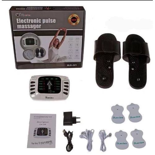 Sunmas/Blueidea/EMS Foot Massager / Terapi Pijat Strom ( Kaki & Tubuh )