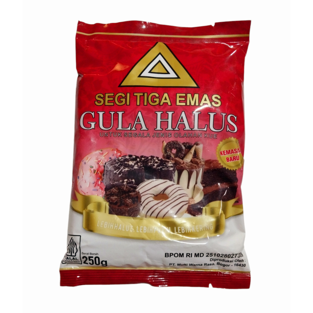 

Gula Halus Segi Tiga Emas 250gr