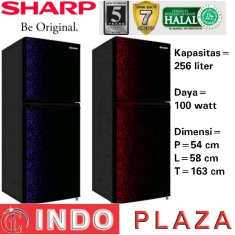 KULKAS SHARP 2 PINTU SJ-316MG (MEDAN)