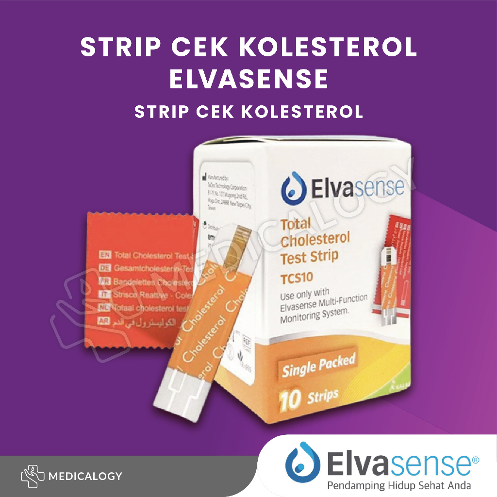 Strip Cek Kolesterol Elvasense