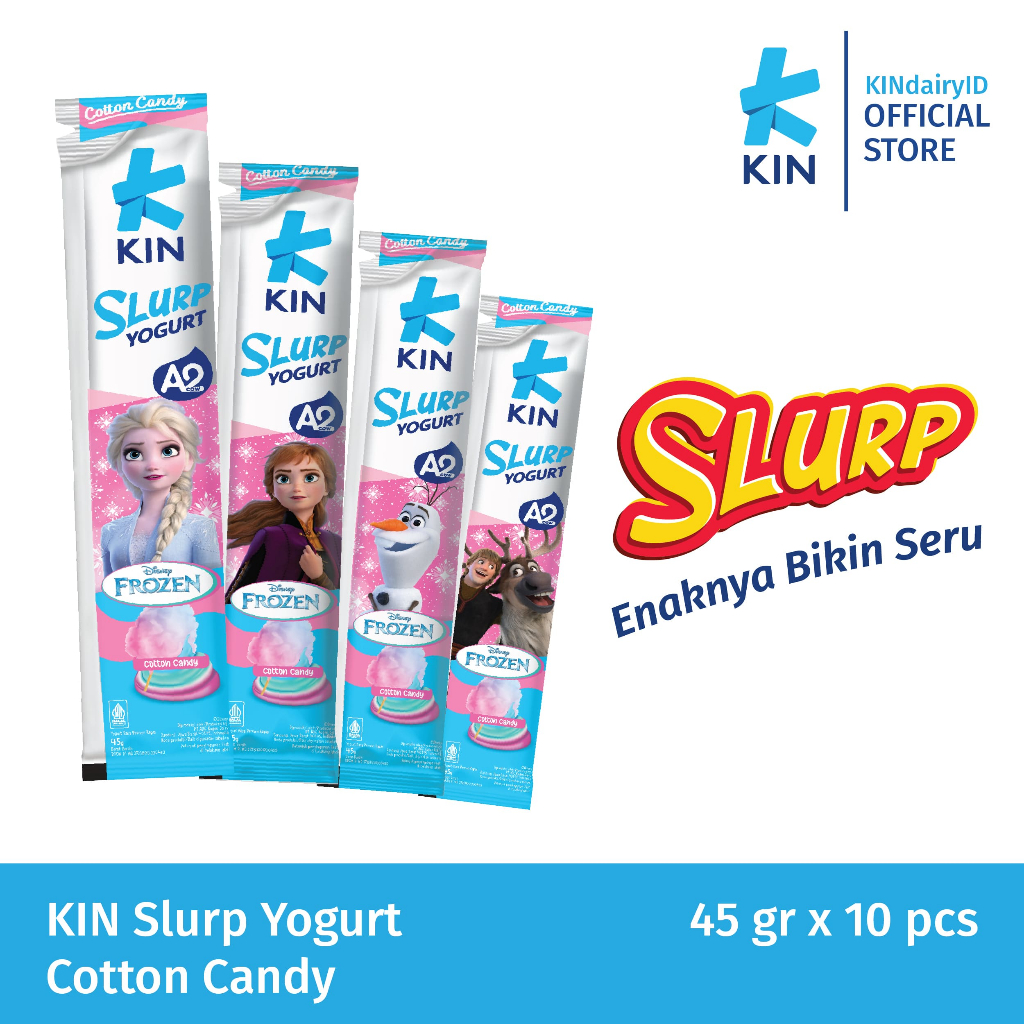 

Kin Bulgarian Yogurt Slurp Cotton Candy 45gr