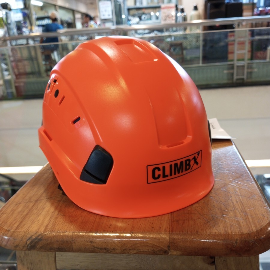 Helm Safety Climbing Orange / Helm Safety Climbx Panjat Tebing / Helm Safety Climbing Murah