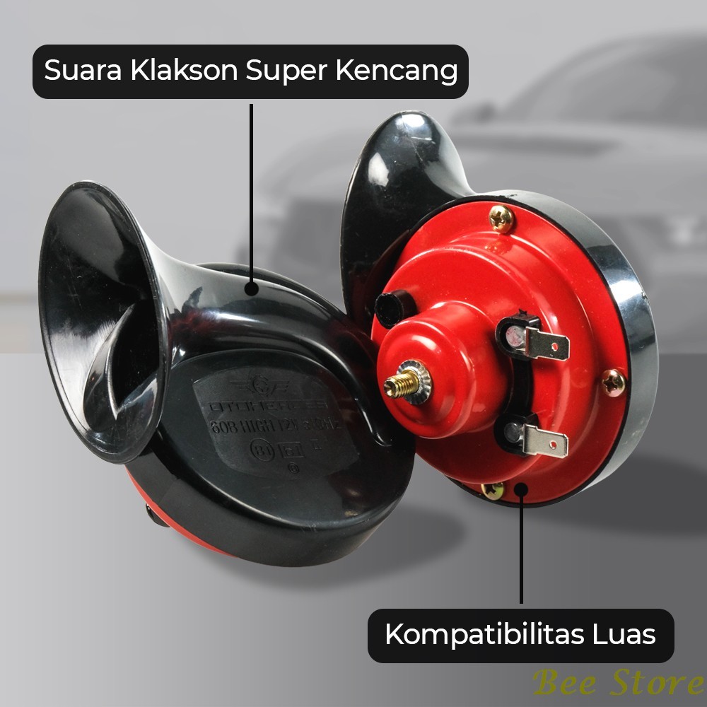 Klakson Keong Mobil Air Horn 12V 60dB 2 PCS Type R