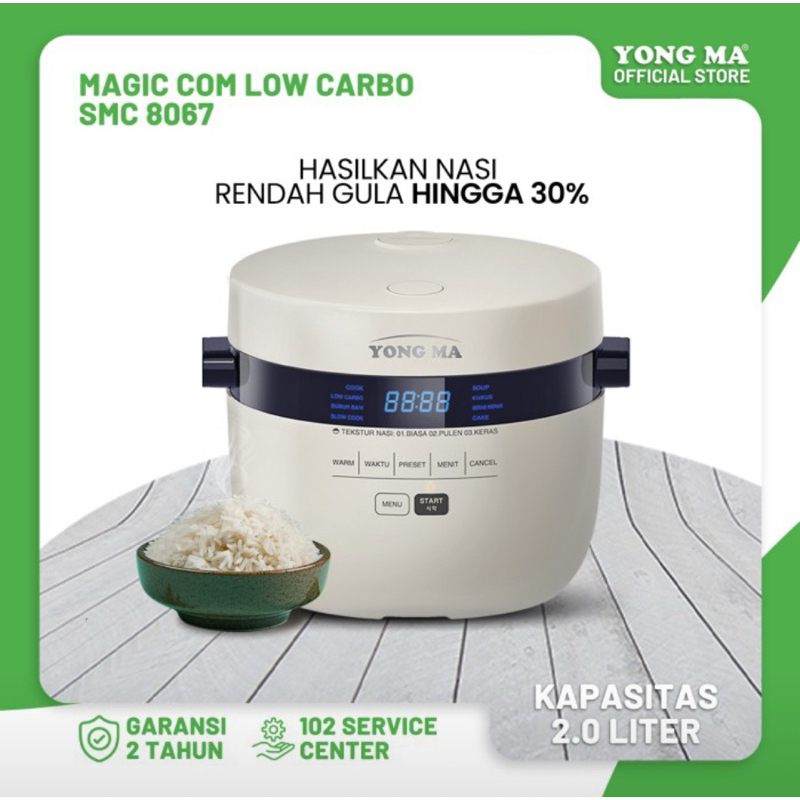 Magicom Low Carbo | Rice Cooker Low Carbo SMC 8067 Yong Ma