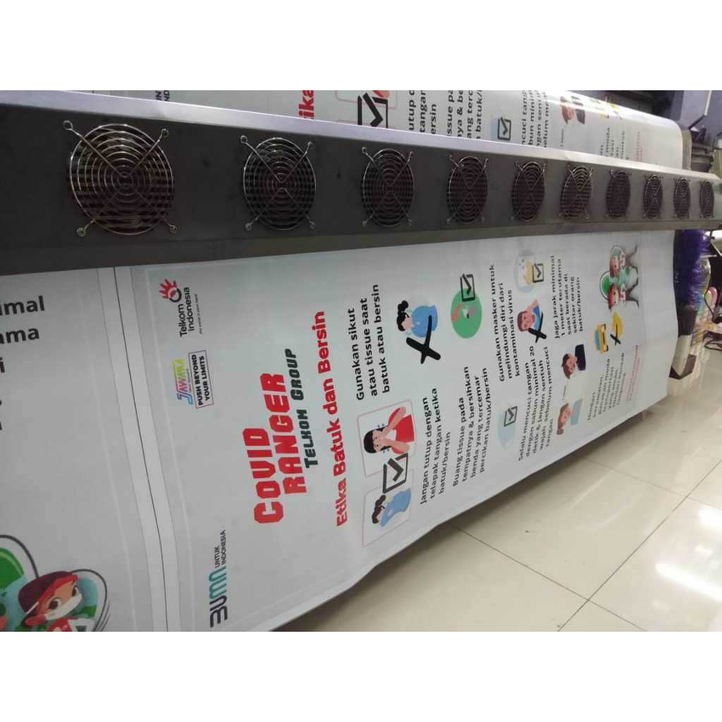 CETAK SPANDUK BAHAN KORCIN / CETAK BANNER KORCIN / SPANDUK KOREA CHINA / SPANDUK BAHAN KOREA TEBAL 4