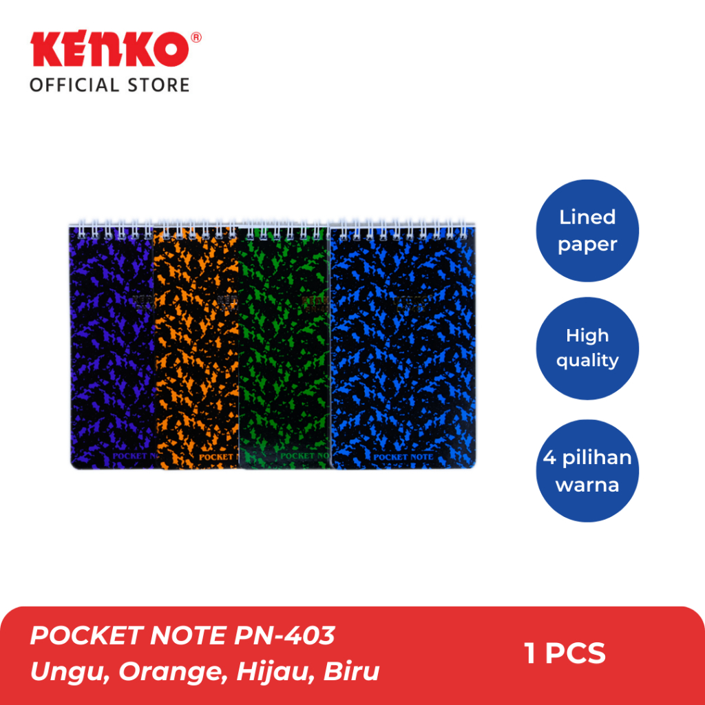 

POCKET NOTE PN-403 KENKO / BUKU NOTE