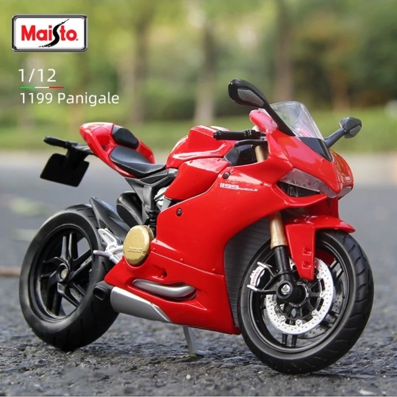 Maisto Motorcycles 1:12 Diecast Miniatur Motor